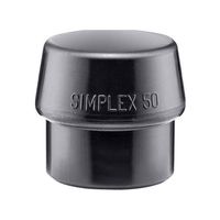 エスコ 50mm ハンマーヘッド(ラバー・ミディアムハード) EA575HH-13A 1個（直送品）