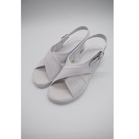 山一 スタンダードクロスサンダル ホワイト L 10WHL 1足 67-9300-14（直送品）