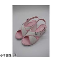 山一 消臭クロスサンダル ピンク S 7602PKS 1足 68-0793-25（直送品）