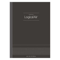 ナカバヤシ ロジカルエアーノートビジネス 5mm方眼 B5 80枚 ブラック ノ-B552S-D 1冊