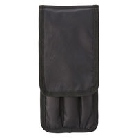 無印良品 ナイロンメイクブラシポーチ 黒 約８．５×０．５×１９ｃｍ 良品計画