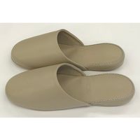 ティティメディカル 抗菌スタンダートスリッパ ベージュ フリー 65-1861-42 1足（直送品）