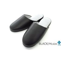 ティティメディカル 抗菌 GUEST IT スリッパ ブラック M レディース 65-1861-49 1足（直送品）