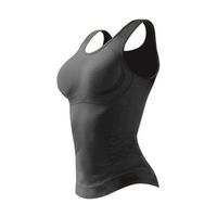 グローバル・ジャパン ゆる圧キャミソール S~M ブラック 67-8031-50 1枚（直送品）