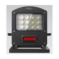 グッド・グッズ 充電式LED 100W 調光3モード 赤警告灯付き 充電/給電兼用 YC100-NB 1台 67-6434-18（直送品）