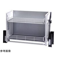 ダイドー 業務用エレベスイング(昇降棚) 2段棚 壁取付タイプ W750 558392-1 1個 65-8662-93（直送品）