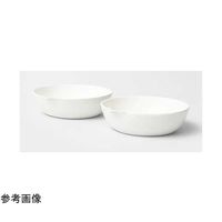 ユラボジャパン 蒸発皿(平底/磁製)φ102×25mm DF-100 1個 65-5674-17（直送品）