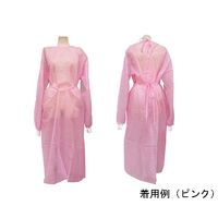 アズワン アイソレーションガウン 袖口ニットタイプ グリーン 10枚×10袋入 67-5170-33 1ケース(100枚)（直送品）