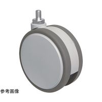 東海キャスター 抗菌 双輪キャスター φ100 自在 ネジ式 KF100N8L-14 1個 65-9139-25（直送品）