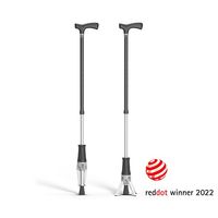 ポッドデスク 立てられるつえ「クロスポッド」 グレー CP-02-G 1本 65-2331-66（直送品）