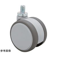 東海キャスター 双輪キャスター φ60 自在 ネジ式 F060N4P20L-16 1個 65-8299-92（直送品）