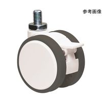 東海キャスター 双輪キャスター φ60 自在S付 ネジ式 FW060N3SL-19 1個 65-6898-06（直送品）