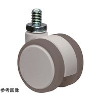 東海キャスター ダストカバー付 双輪キャスター φ50 自在 ネジ式 CF050N4P20L-16 1個 65-8880-60（直送品）