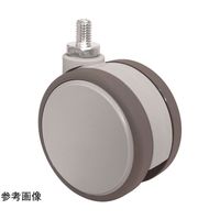 東海キャスター ダストカバー付 双輪キャスター φ75 自在 ネジ式 CF075N3L-19 1個 65-8881-46（直送品）