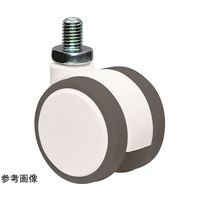 東海キャスター ダストカバー付 双輪キャスター φ50 自在 ネジ式 CFW050N3L-19 1個 65-8880-63（直送品）