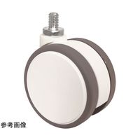 東海キャスター ダストカバー付 双輪キャスター φ75 自在 ネジ式 CFW075N3L-19 1個 65-8881-60（直送品）