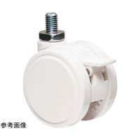 東海キャスター 双輪キャスター φ60 自在 ストッパー付 ネジ式 TFW60N4SP20L-16 1個 65-8730-98（直送品）