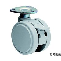 東海キャスター 双輪キャスター φ60 自在 ストッパー付 プレート式 TF60SF46X35 1個 65-8730-70（直送品）