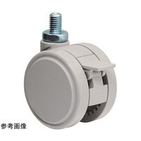 東海キャスター 双輪キャスター φ60 自在 ストッパー付 ネジ式 TF60N4SP20L-16 1個 65-8730-82（直送品）