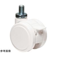 東海キャスター 双輪キャスター φ50 自在 ストッパー付 ネジ式 TFW50N4SP20L-16 1個 65-8730-66（直送品）