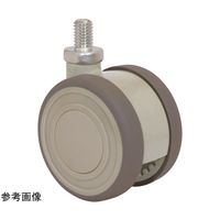 東海キャスター 双輪キャスター φ60 自在 ネジ式 TEA60JN4P20L-16 1個 65-8729-48（直送品）