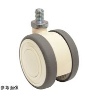 東海キャスター 双輪キャスター φ60 自在 ネジ式 TEC60JN4P20L-16 1個 65-8729-71（直送品）