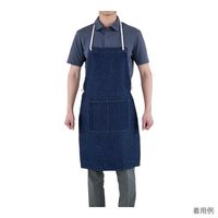 アズワン アズツールデニム胸付前掛け ポケット付 4-6810-01 1枚（直送品）