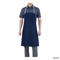 アズワン アズツールデニム胸付前掛け ポケット無 4-6810-02 1枚（直送品）