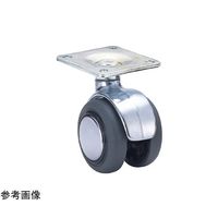 東海キャスター 双輪キャスター φ40 自在 プレート式 MY4EF26X26 1個 65-9139-93（直送品）