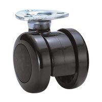 東海キャスター 双輪キャスター φ40 自在 プレート式 TY40B 1個 65-8880-83（直送品）