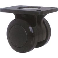 東海キャスター 双輪キャスター φ40 固定 プレート式 TY40KB 1個 65-8880-95（直送品）