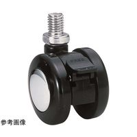 東海キャスター 双輪キャスター φ50 自在ストッパー付 ネジ式 TY50N4SP20L-16 1個 65-8881-13（直送品）