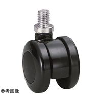東海キャスター 双輪キャスター φ50 自在 ネジ式 TY50N3BL-19 1個 65-8881-20（直送品）