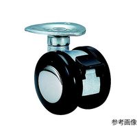 東海キャスター 双輪キャスター φ50 自在ストッパー付 プレート式 A50SF46X35 1個 65-8879-67（直送品）