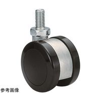 東海キャスター 双輪キャスター φ60 自在 ネジ式 A60N4BP20L-16 1個 65-8880-09（直送品）