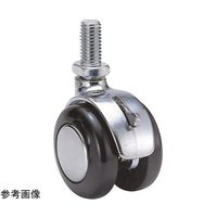 東海キャスター 双輪キャスター φ40 自在ストッパー付 ネジ式 MY4N3SL-12 1個 65-9139-84（直送品）