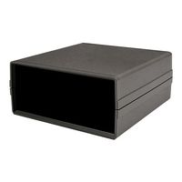 PACTEC プラスチックケース W154.5×H63.5×D158.9mm 0.31kg ブラック CM6-225K-000 1個（直送品）