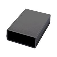 PACTEC プラスチックケース W162.4×H50.4×D241.3mm 0.4kg ブラック CM69-180K-000 1個（直送品）