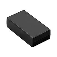 PACTEC プラスチックケース W154.4×H57.2×D108.2mm 0.21kg ブラック LH64-200K-00 1個（直送品）