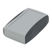 PACTEC プラスチックケース W63.2×H27.9×D94.5mm グレイ・ダークグレイ PP-GG 1個 65-6470-71（直送品）