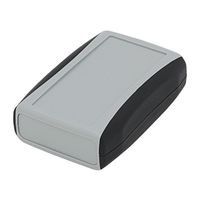 PACTEC プラスチックケース W63.2×H27.9×D94.5mm グレイ・ブラック PP-GB 1個 65-6470-72（直送品）