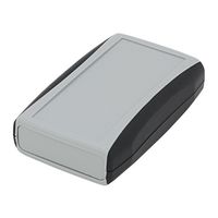 PACTEC プラスチックケース W69.5×H27.9×D110.3mm グレイ・ブラック PPL-2AA-GB 1個（直送品）