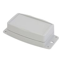 PACTEC プラスチックケース W91.2×H52.8×D192.8mm ライトグレイ OD36-2.0 1個 65-6470-85（直送品）