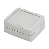 PACTEC プラスチックケース W91×H42.7×D102.5mm ライトグレイ ODNF43 1個 65-6470-87（直送品）