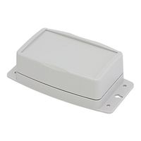 PACTEC プラスチックケース W90.7×H51.9×D174.5mm ライトグレイ OD45-2.0 1個 65-6470-89（直送品）