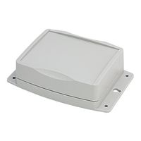 PACTEC プラスチックケース W128.8×H52×D192.3mm ライトグレイ OD56-2.0 1個 65-6470-94（直送品）