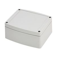 PACTEC プラスチックケース W132.6×H71.3×D158mm ライトグレイ ODTMNF56-2.5 1個 65-6470-98（直送品）