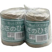 丸三産業 ジュート麻ひも 約30m(100g) 4巻入 67-8769-49 1セット(4巻)（直送品）