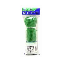 丸三産業 BMSポリエチレンロープ 6mm×10m グリーン 60020013 1巻 64-9609-22（直送品）