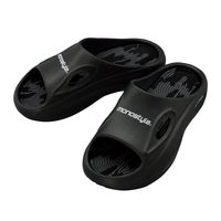 ケイワーク EVAシャワーサンダル ブラック L MS-2-BK-L 1足 68-5747-71（直送品）